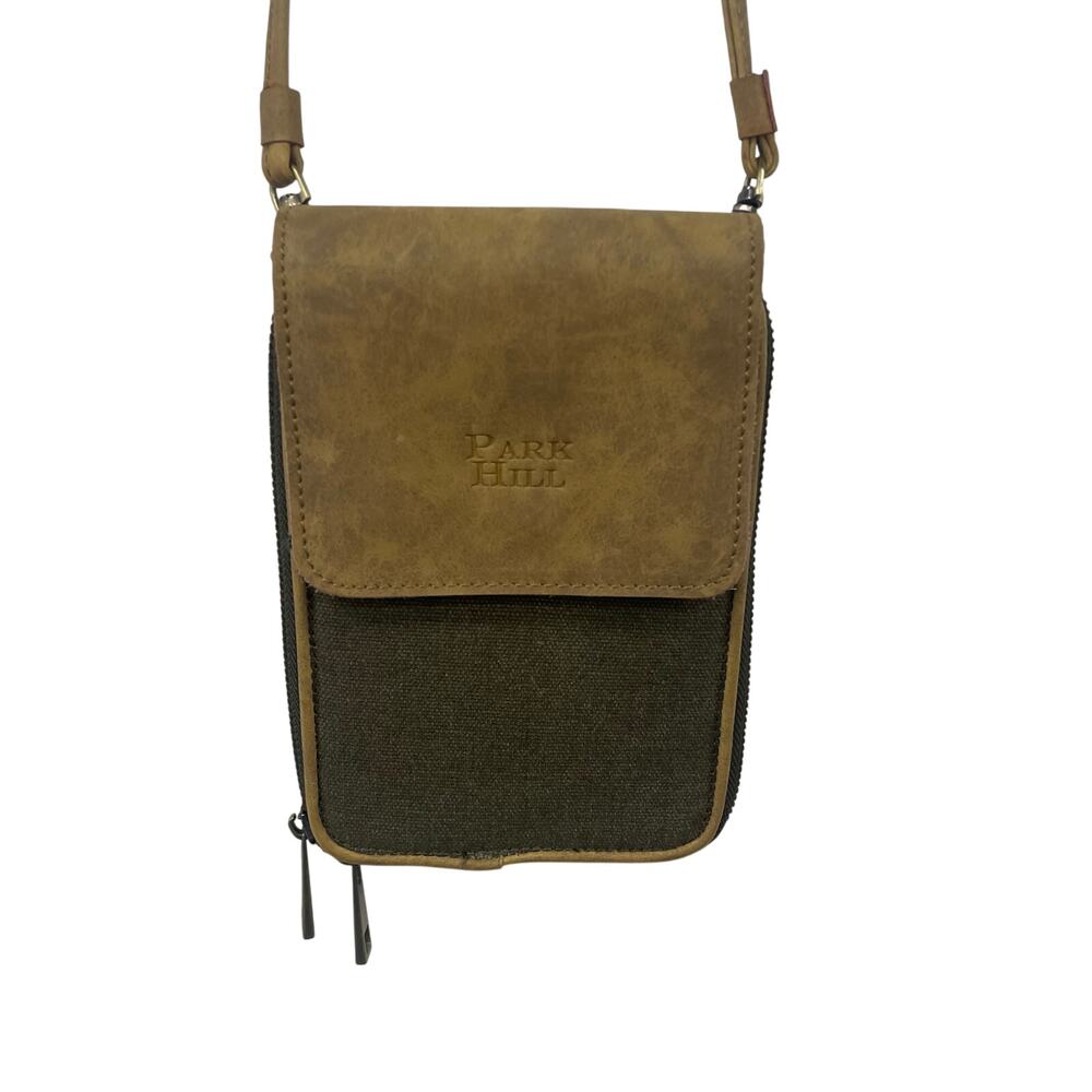 Park Hill Cotton Canvas Wallet Organizer Crossbody Handbag